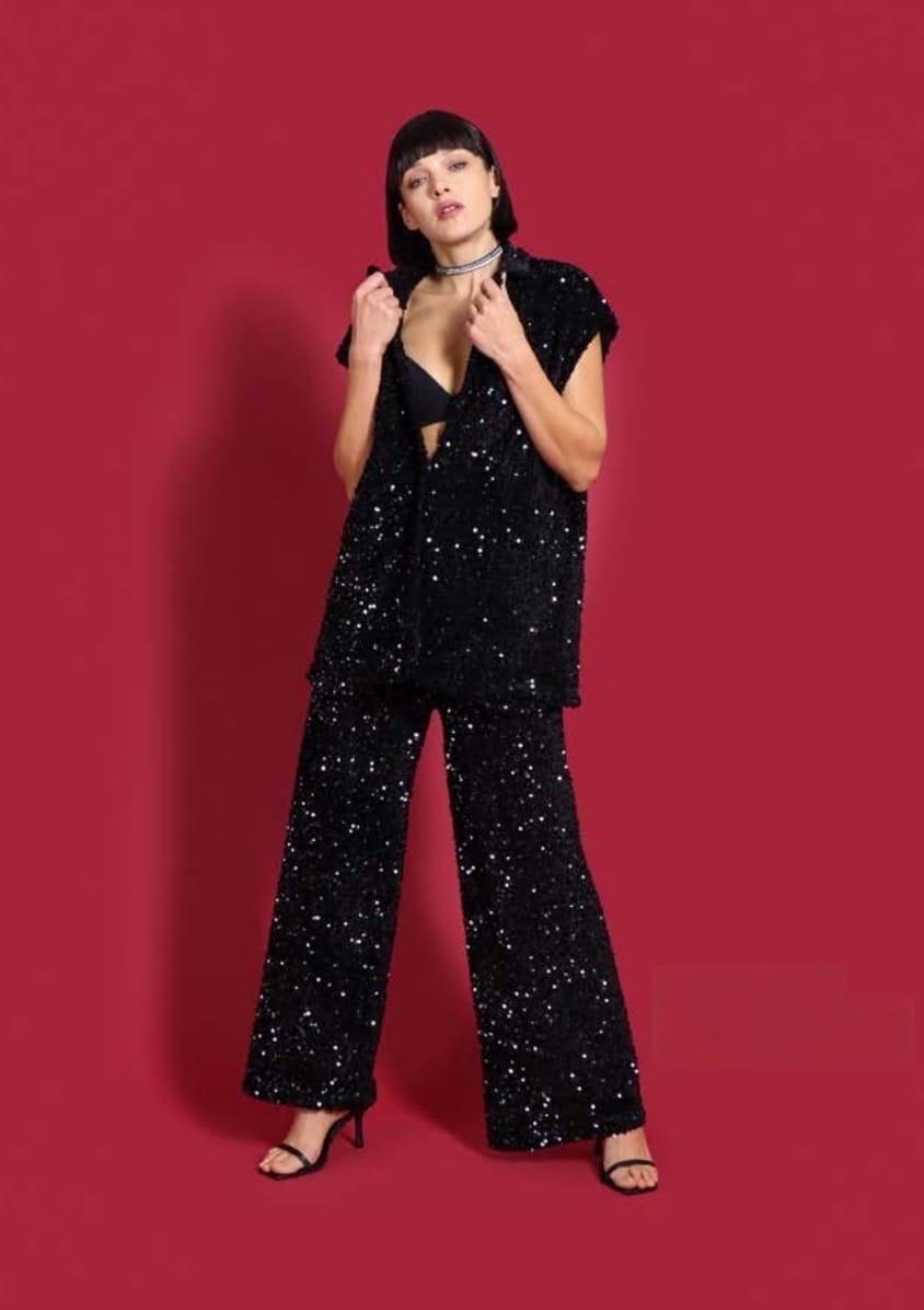 Gilettone in paillettes Le Streghe  -50%