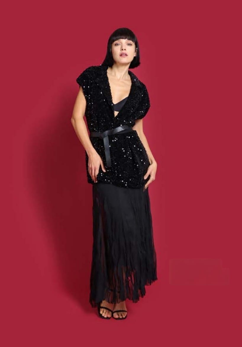 Gonna tulle stropicciata Le Streghe -50%