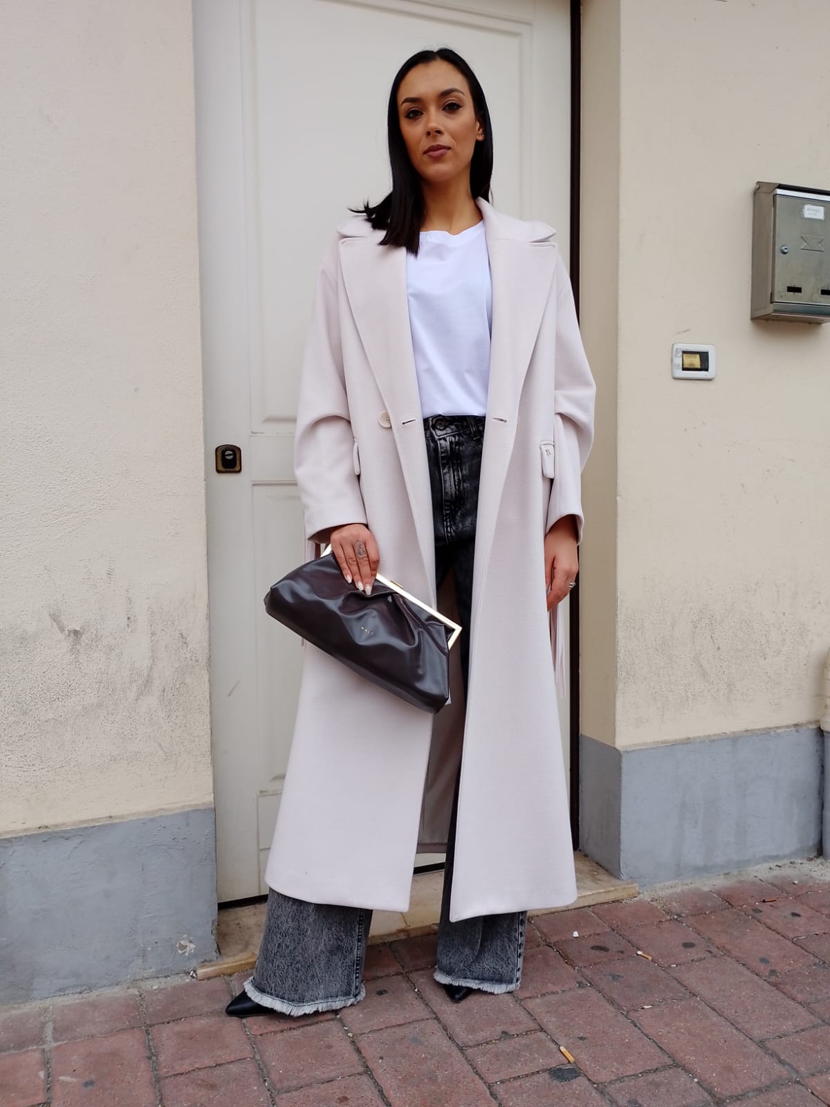 Cappotto oversize frange Souvenir  -50%