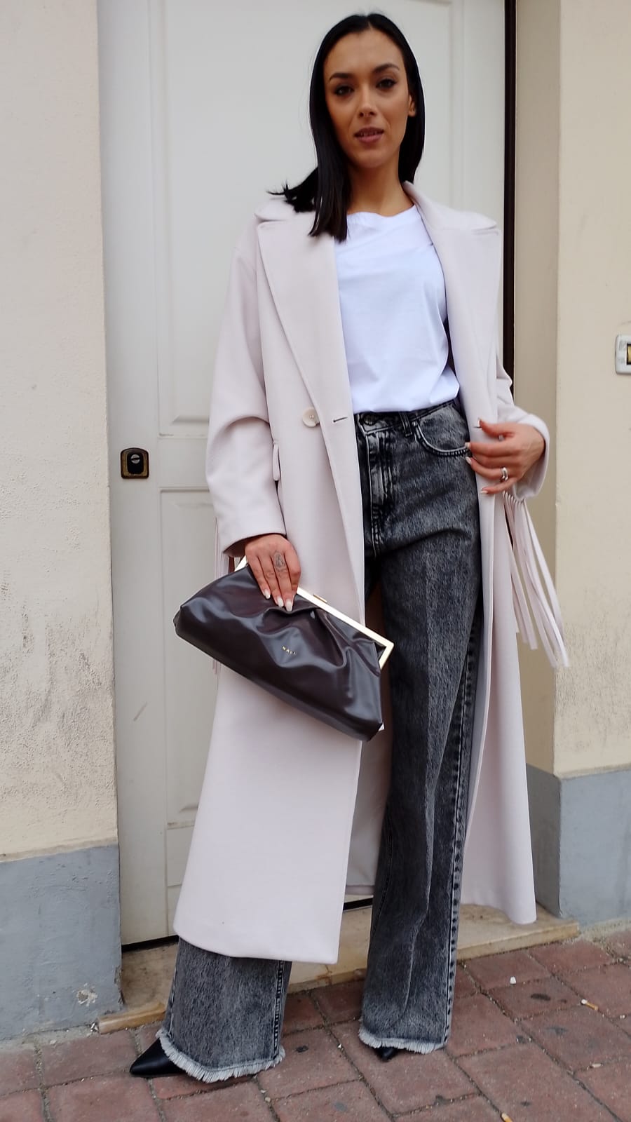 Cappotto oversize frange Souvenir  -50%