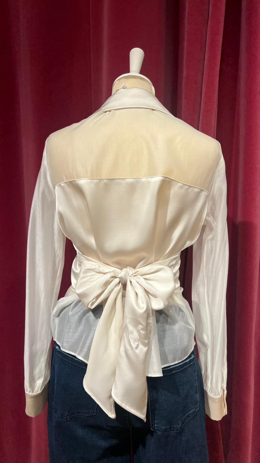 Camicia tasche con fiocco Le Sarte del Sole
