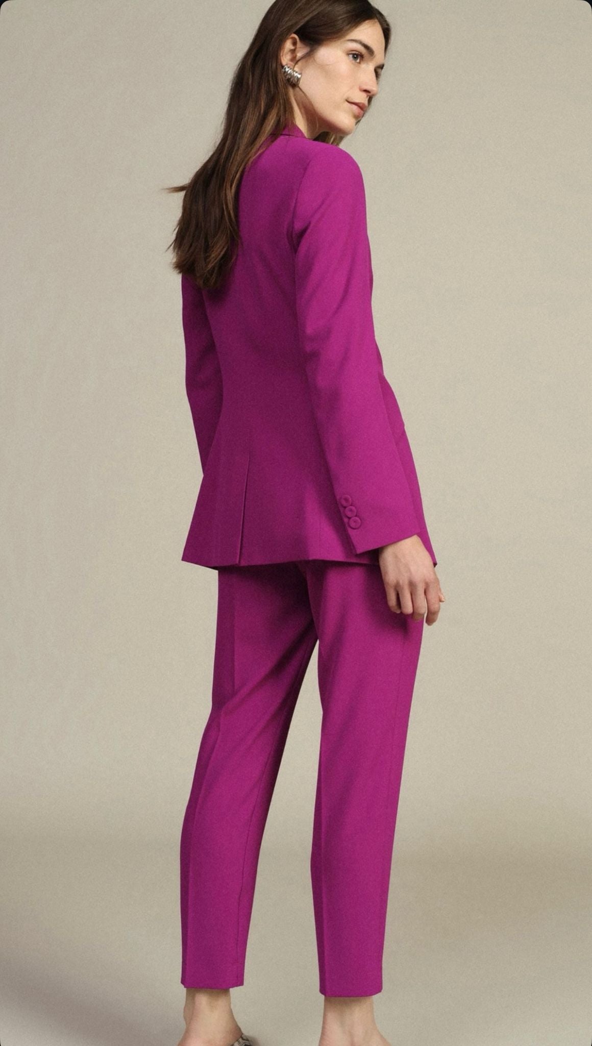 Tailleur magenta DIxie