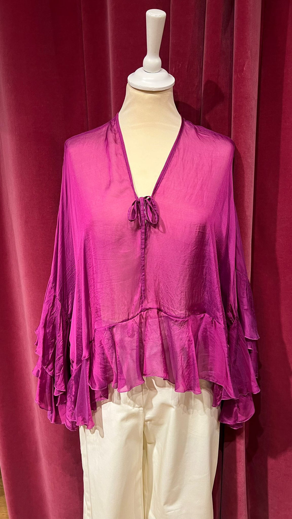Camicia balze Dixie