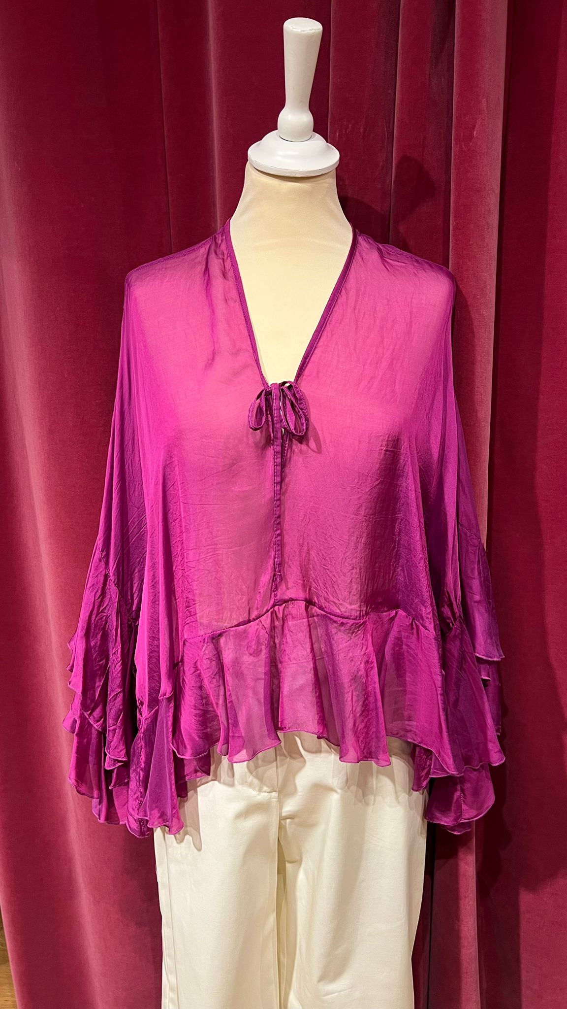 Camicia balze Dixie