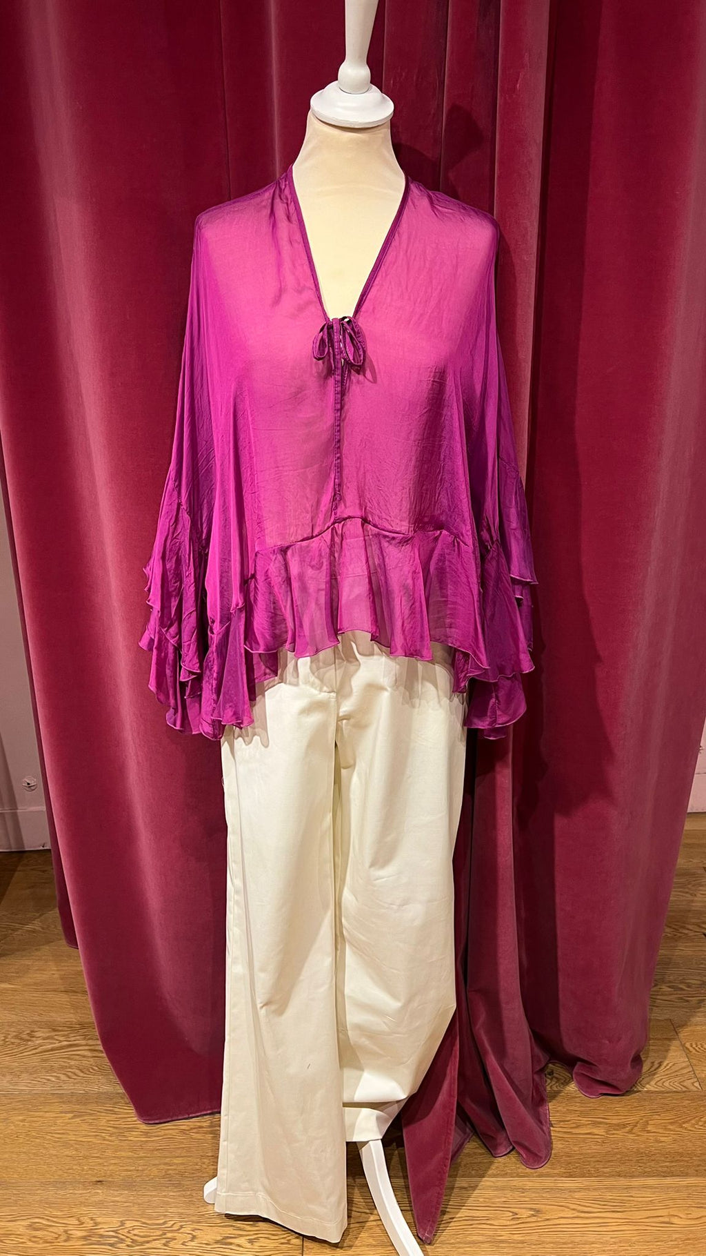 Camicia balze Dixie