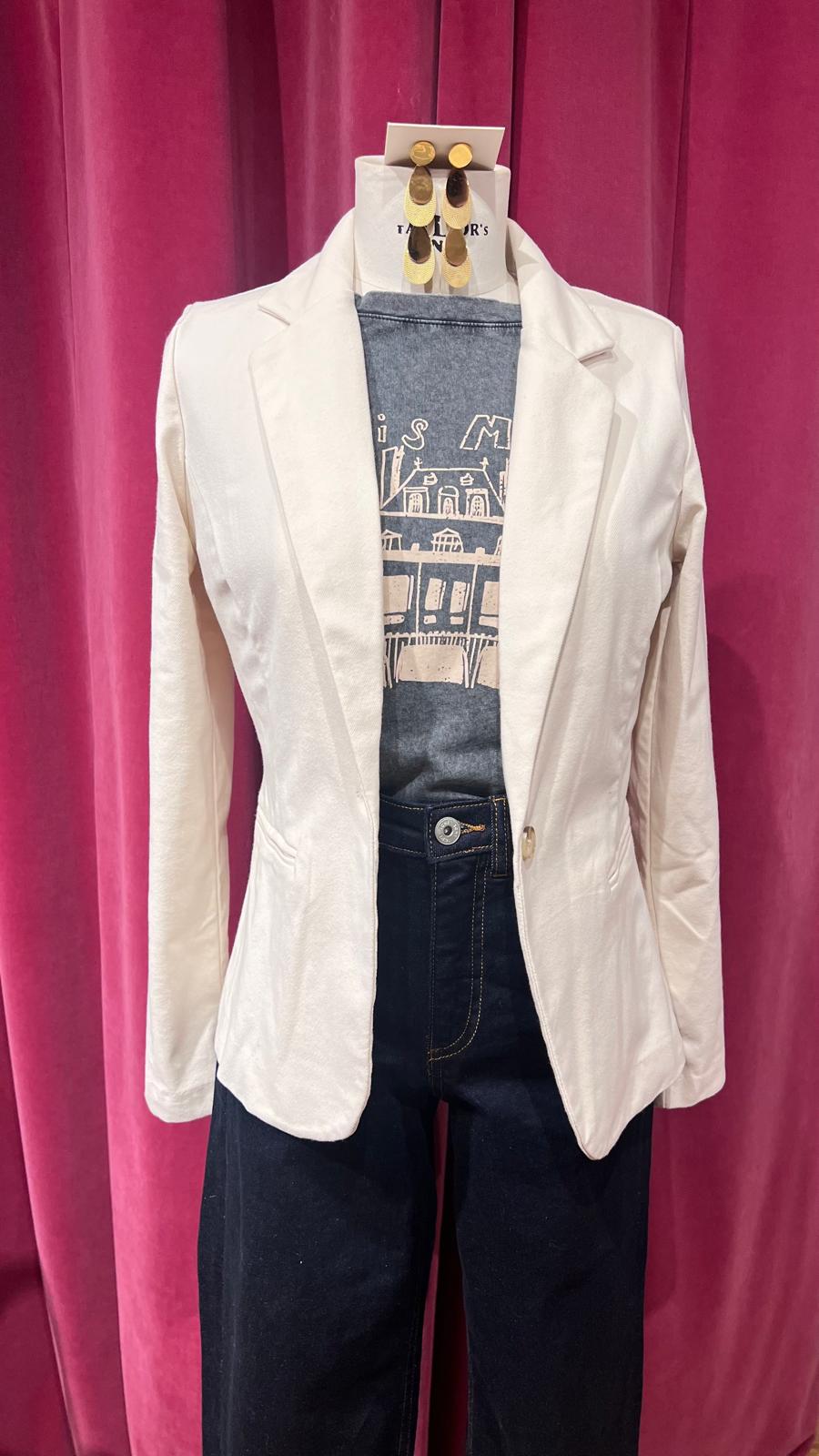 Blazer denim stretch Ichi