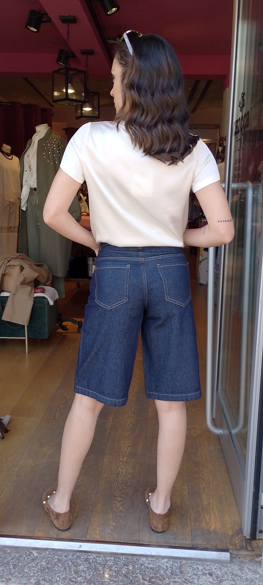 Bermuda jeans Ichi