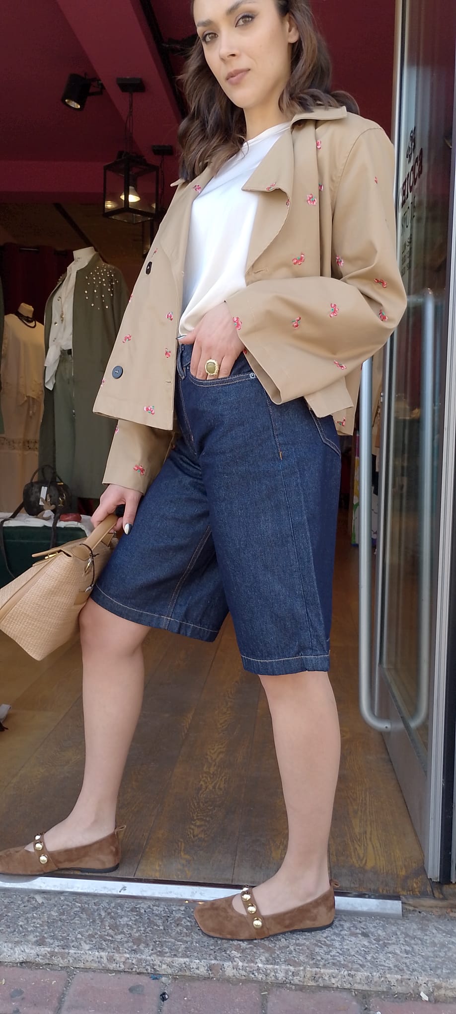 Bermuda jeans Ichi