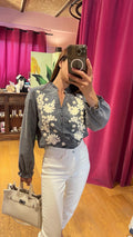 Camicia vichy blu Souvenir