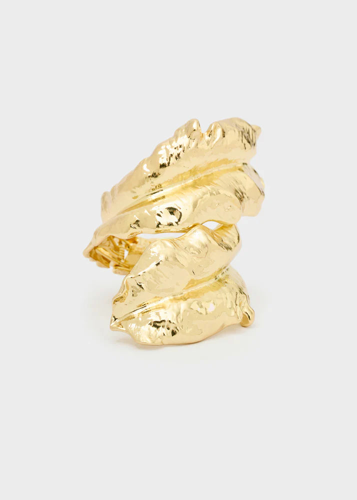 Bracciale LEAF over oro