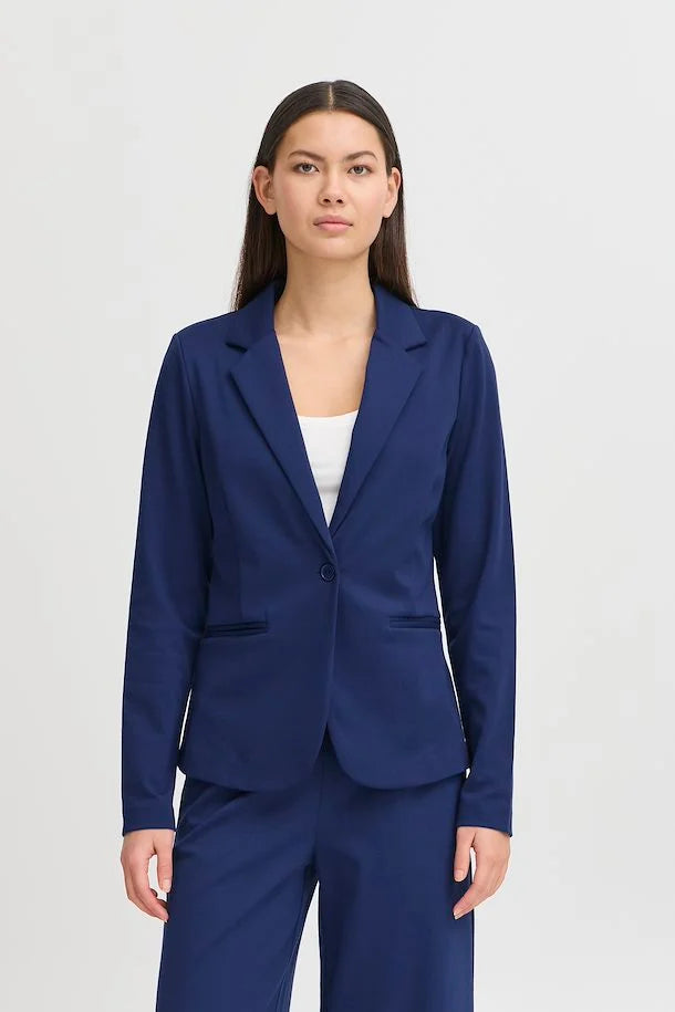 Blazer elasticizzato avvitato un bottone MILA